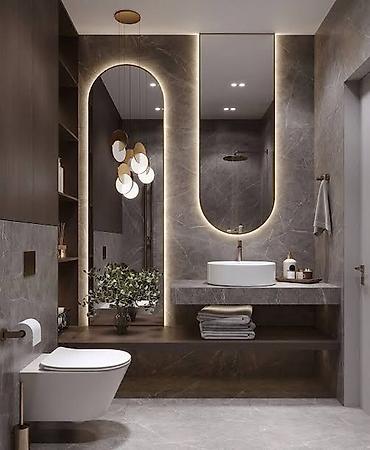 skaf: Hamam otağı üçün müasir mebel və lavabo həlləri təqdim olunur — 1
