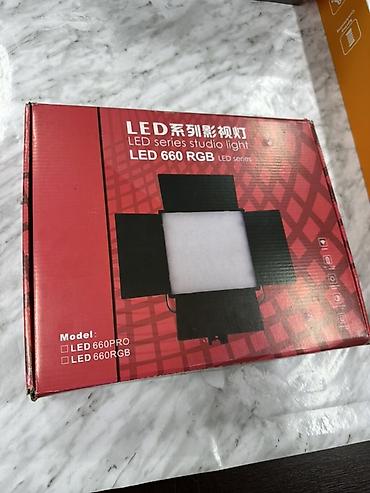 60x60 led panel: LED 660 RGB studiya işığı - Model: LED 660 RGB (LED series studio — 1