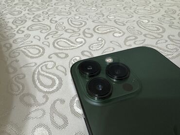 пйфон 13 про: IPhone 13 Pro, Колдонулган, 256 ГБ, Жашыл, 90 %