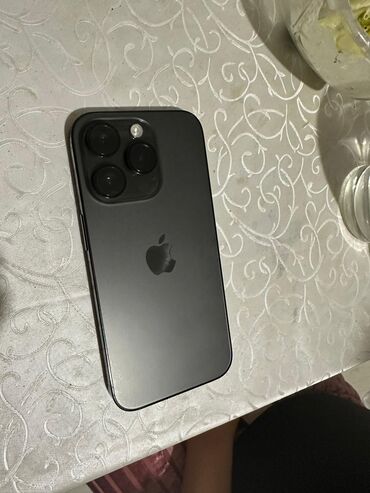 цв телевизор: IPhone 14 Pro, Колдонулган, 256 ГБ, Кара, Коргоочу айнек, Каптама, Кабель, 89 %