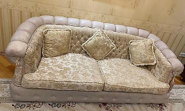 nomre 1 corek: Yumşaq mebel dəsti. Dəst 2 ədəd 2 nəfərlik divan və 2 ədəd tək — 2