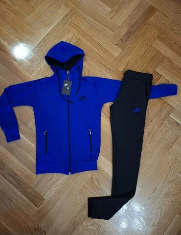 Trenerke: Komplet, Nike, bоја - Crna, Poliester — 2