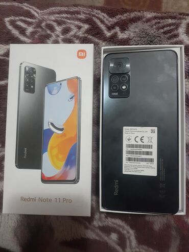 телефон redmi 10c: Redmi, Redmi Note 11 Pro, түсү - Кара