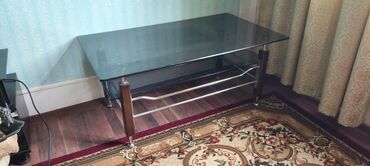 Ev üçün digər mebel: 2 hissəli bərk şüşədən jurnalni stol. wp 0514210095 yerlesir hovsan