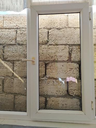 Окна: PVC plastik pəncərə sistemi - Profil: ağ rəngli PVC çərçivə, düz — 1