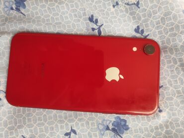 2ci el iphone: IPhone Xr, 128 GB, Qırmızı, Face ID