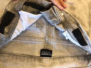 Cinslər və şalvarlar: LC Waikiki uşaq cins şalvarı - Rəng: Açıq boz (washed effektli) - — 3