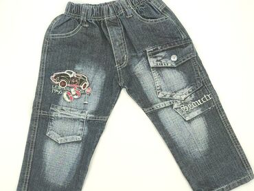 custom jeans: Spodnie jeansowe, 1.5-2 lat, 92, stan - Idealny