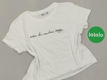 T-shirt XS (EU 34), condition - Perfect, pattern - Print, color - white, Bershka