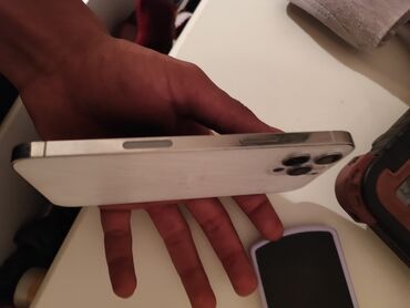 микрофон с колонкой: IPhone 12 Pro Max, Б/у, 256 ГБ, Белый, Чехол