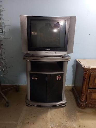 son model tv: Samsung kineskop televizor + Sanyo TV stendi Məhsul təsviri: - — 1