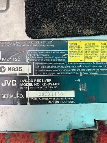 монитор на 34 дюйма: Автомагнитола JVC KD-DV4406 - Тип: DVD/CD ресивер для автомобиля — 2