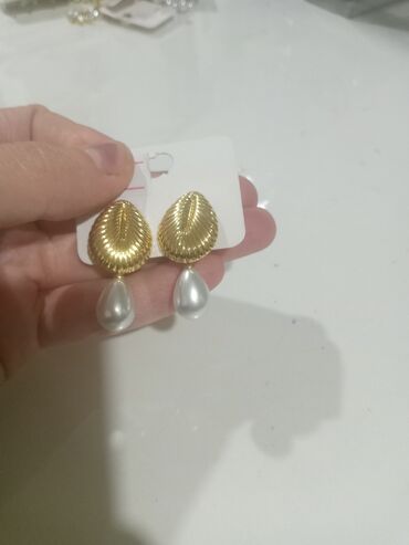 Bijuteriya dəstləri: Zərgərlik dəsti – müxtəlif modellərdə sırğalar - Ay və ulduz motivli — 19