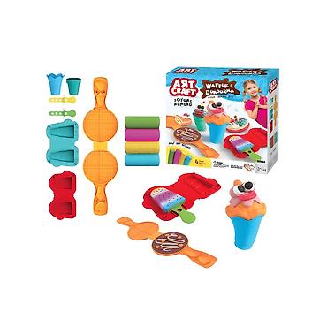 sandale bele: ArtCraft testo za igru – set „Vafl” 200 g (šifra: 035568-10-100) — 2