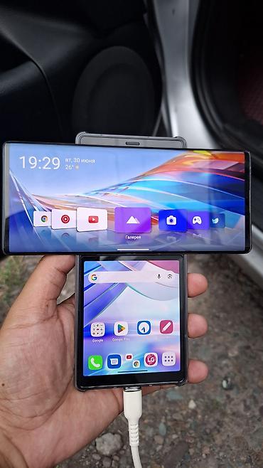 ххх 360: LG Wing 5G, Б/у, 256 ГБ, цвет - Серый, 2 SIM — 4