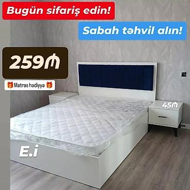 Ev və bağ: Yeni, İkinəfərlik çarpayı, Bazasız, Matras ilə — 6