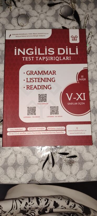 rus dili kitabı 10 cu sinif: İngilis dili test tapşırıqları