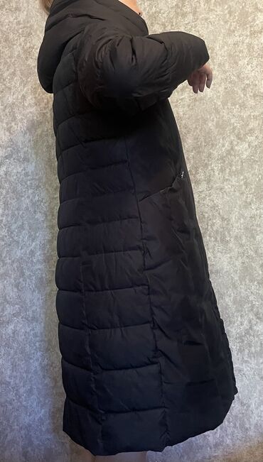 теплые зимние куртки: Пуховик, Длинная модель, Приталенная модель, Ультралегкий, 7XL (EU 54)