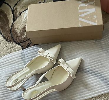 583 proba: Туфли, 37, Zara, Новый, цвет - Белый — 3