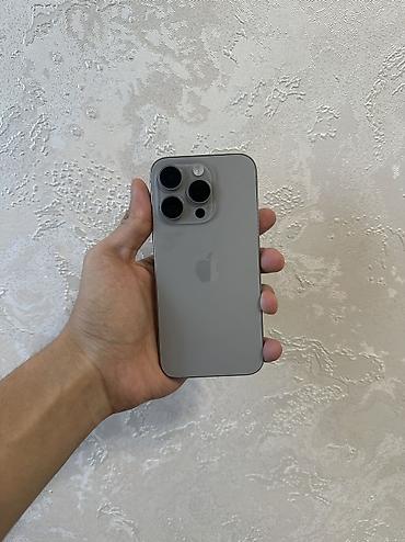 iphone 10 s: IPhone 15 Pro, Б/у, 256 ГБ, Natural Titanium, 84 % — 2