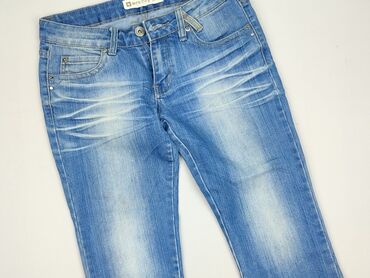 jeansy damskie z dziurami wysoki stan: Jeansy damskie, L