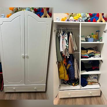 2 ci əl paltar dolabı: Dolab 110 azn tecili satilir Happybaby mağazasından alınıb heçbir — 1