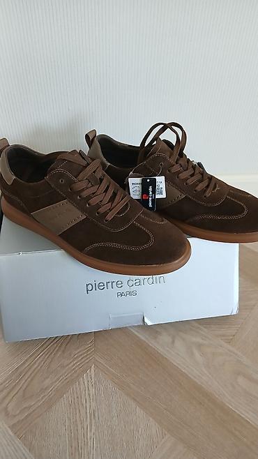 Мужские кроссовки, 42, Pierre Cardin, Новый, цвет - Коричневый