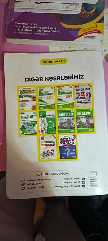 Kitablar və jurnallar: Məşhur ingilis dili Nərgiz Nejad qayda kitabı. Yeni çıxarışdi yeni — 2