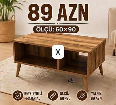 nerj stol: Düz masa, Açılmayan, Təkərsiz, Teksturalı laminat, Zəmanətsiz — 1