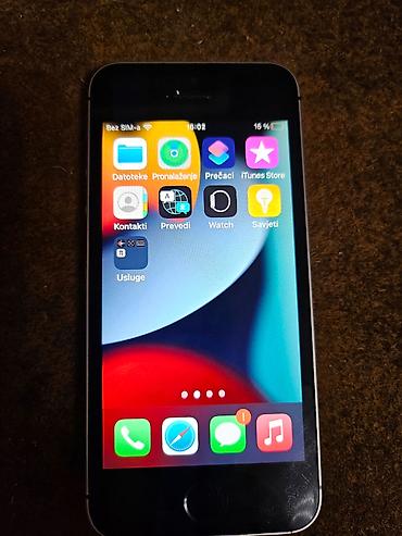 Apple iPhone: Apple iPhone SE – 16 GB telefon je potpuno ispravan sim free icloud — 6