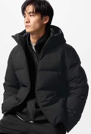 Мужская куртка, L, Uniqlo, Новый, цвет - Черный at lalafo.kg Мужская куртка, L, Uniqlo, Новый, цвет - Черный