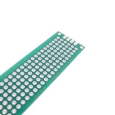 запчасти: İki Üzlü Deşikli Plata – Pertinaks 2x8 sm - Ölçü: 2 x 8 sm - — 1