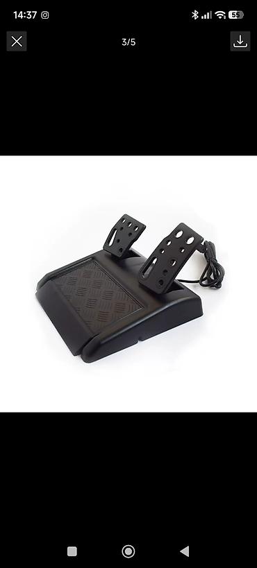 nintendo controller: Игровой руль Vibration Steering Wheel 3-in-1 с вибрацией и педалями — 3
