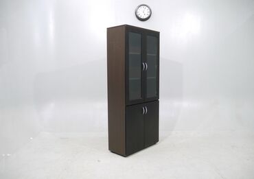 шкаф для учеников: Кеңсе үчүн шкаф, түсү - Күрөң, ЛДСП