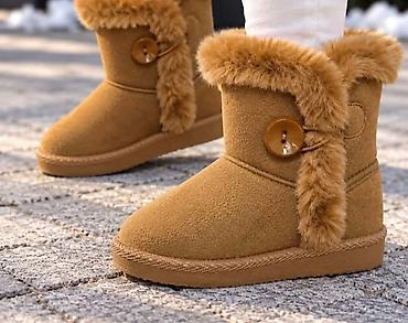vizzano obuća: Ženske zimske čizme sa krznenim obrubom - Topao, mekan krzneni obrub — 3