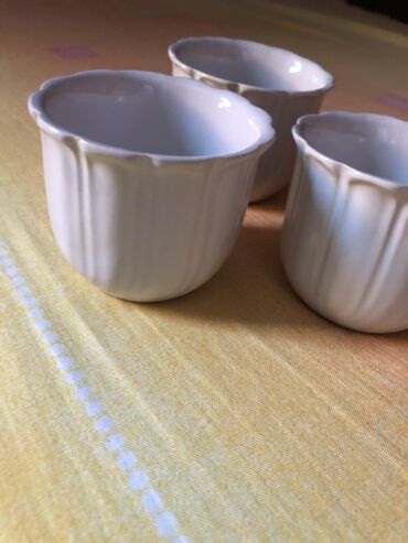 Kuhinjski setovi: Nove tri šoljice - fildžana za kafu i posuda za šećer — 2