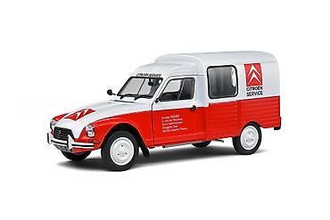 odece: 🚐 Citroën Acadiane Assistance 1984 Red/White – Die Cast Solido Solido — 1