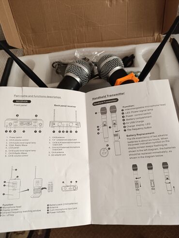 Инструментальные микрофоны: 1.Радио микрофоны "Takstar" TS 3310 4000сом 2.Радио микрофоны at lalafo.kg — 8 Инструментальные микрофоны: 1.Радио микрофоны "Takstar" TS 3310 4000сом 2.Радио микрофоны — 8