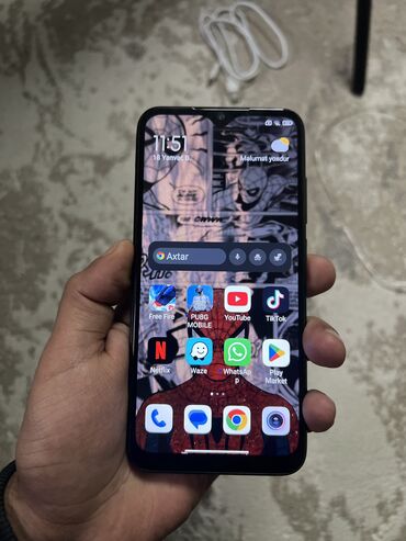 Redmi: Redmi Note 8, 64 GB, rəng - Qara, Barmaq izi — 10