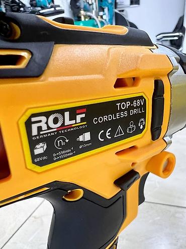 germany: Аккумуляторная дрель-шуруповёрт ROLF (Germany Technology), ударная — 8