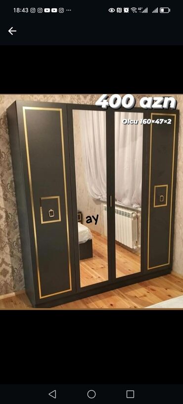 Dolablar: Yeni, Kupe, 5 qapı Düz dolab, Dolab-asılqan, Azərbaycan — 7