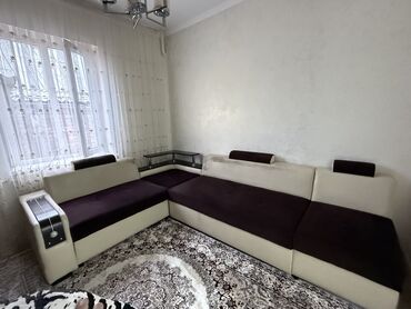уголок диван ош: Раскладной диван, Б/у, Тройка, Экокожа