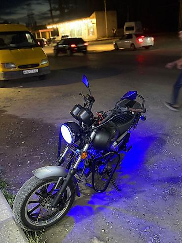 evlerin kreditle satisi: Kruizer tipli yol motosikleti Xüsusiyyətlər: - Korpus: qara rəng — 1