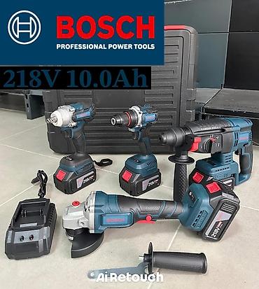 Bosch Professional akkumulyatorlu alətlər dəsti Xüsusiyyətlər: -