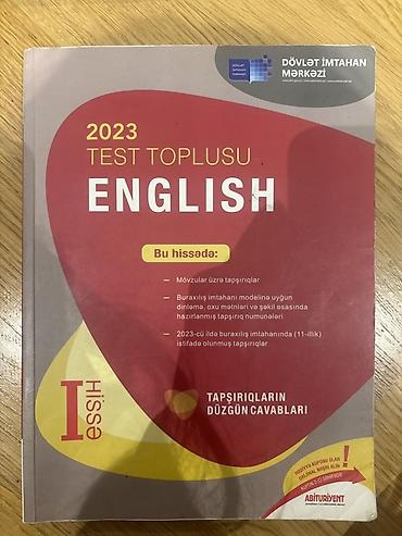 Testlər: İngilis dili Testlər 11-ci sinif, DİM, 1-ci hissə, 2023 il — 1