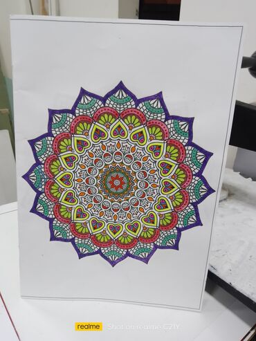 Şəkillər, tablolar: Məhsul: Əl işi qrafik rəsmlər və ornament sketçləri Təsvir: - Ağ — 16