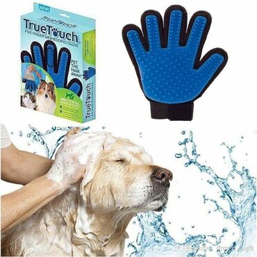 Oprema za kućne ljubimce: True Touch rukavica za češljanje ljubimaca Cena 1.090 dinara+Ptt
