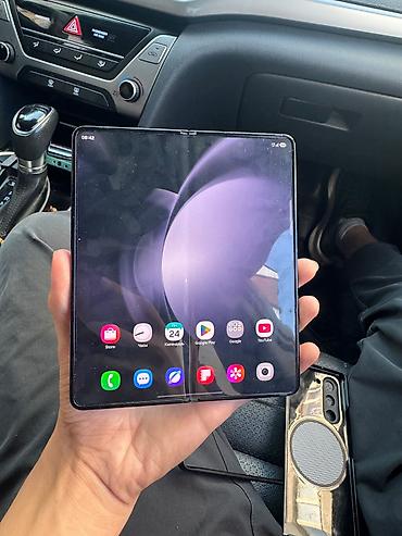 htc one: Samsung Galaxy Fold 5G, Б/у, 256 ГБ, цвет - Черный, 1 SIM, eSIM — 2