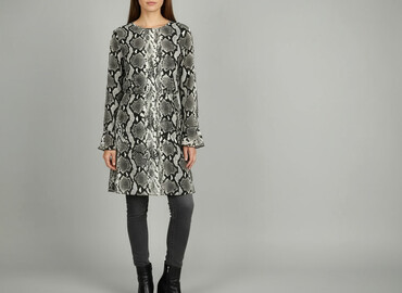 sukienka i kozaki za kolano: New Collection, Sukienka damska, rozmiar S