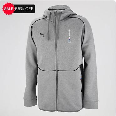 Толстовки: Мужская толстовка, M, Puma, Новый, цвет - Серый, Самовывоз, Платная доставка — 7